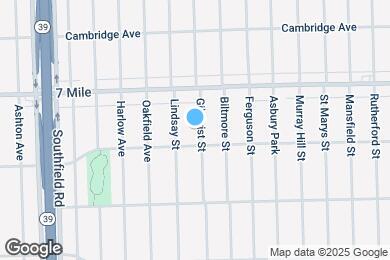 Map image of the property - 18933 Gilchrist St