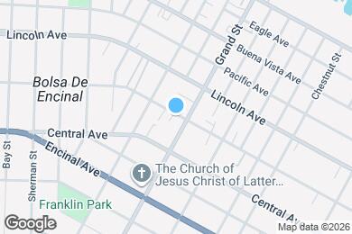 Map image of the property - 1626 Santa Clara Ave