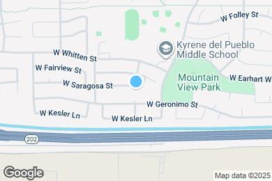 Map image of the property - 5089 W Saragosa St