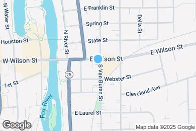 Map image of the property - 9 S Van Buren St