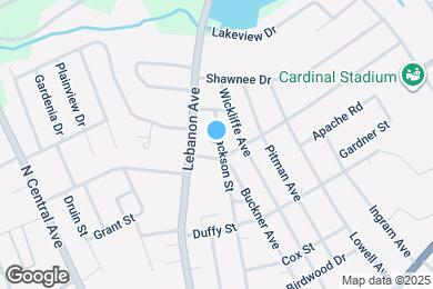 Map image of the property - 705 N Jackson St