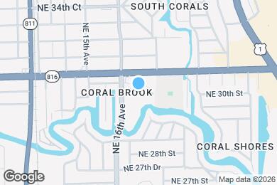 Map image of the property - 3050 NE 16th Ave