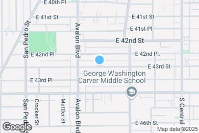 Map image of the property - 695 E 43rd St