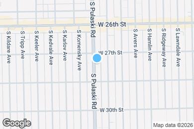 Map image of the property - 2721 S Pulaski Rd