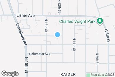 Map image of the property - 1217 MacArthur Ave