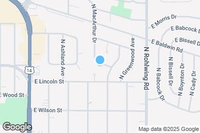 Map image of the property - 625 E MacArthur Dr