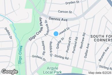 Map image of the property - 1012 Roswell Dr