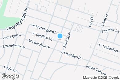 Map image of the property - 101 E Cardinal Ln