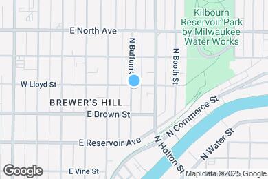 Map image of the property - 401 E Lloyd St