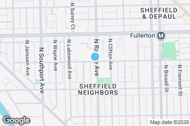 Map image of the property - 1201 W Belden Ave