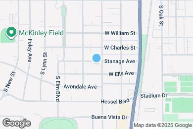 Map image of the property - 303 W Stanage Ave