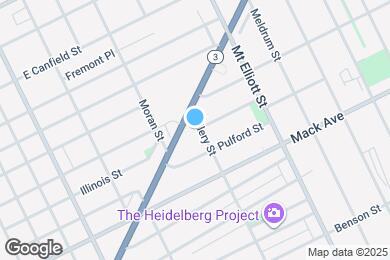 Map image of the property - 3801 Ellery St