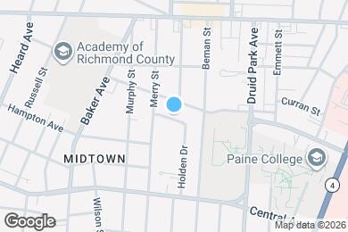 Map image of the property - 1210 Holden Dr