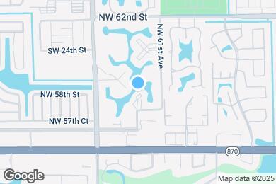 Map image of the property - 5851 NW 62nd Ave
