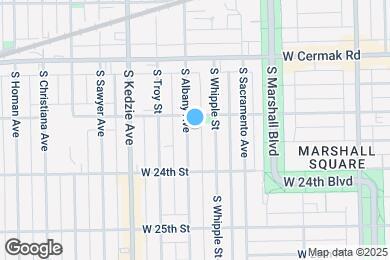 Map image of the property - 2313 S Albany Ave