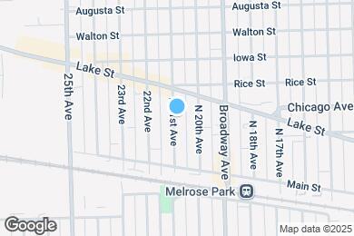 Map image of the property - 145 N 21st Ave