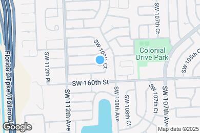 Map image of the property - 10934 SW 158th Terrace