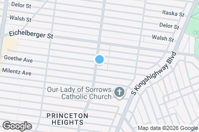 Map image of the property - 5185 Goethe Ave