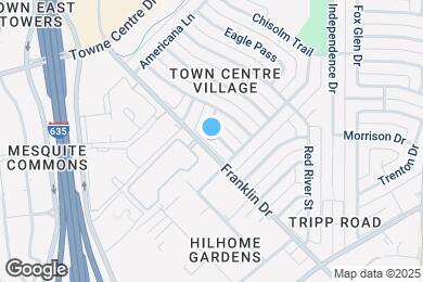 Map image of the property - 2618 San Saba St