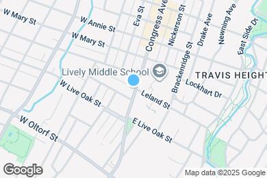 Map image of the property - 2020 S Congress Ave