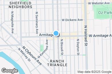 Map image of the property - 959 W Armitage Ave