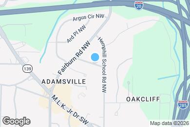 Map image of the property - 3479 Thompson Dr NW