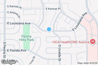 Map image of the property - 12908 E Louisiana Ave
