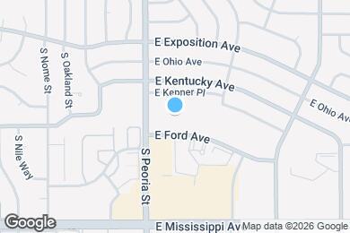 Map image of the property - 12171 E Ford Ave