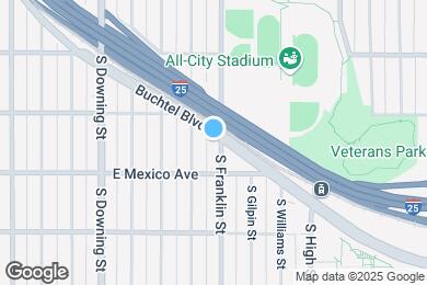Map image of the property - 1615 S Franklin St
