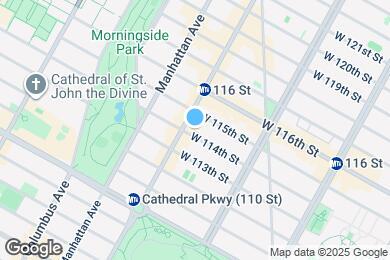 Map image of the property - 279 W 114th St