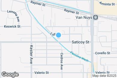 Map image of the property - 14715 Saticoy St