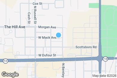 Map image of the property - 1205 West Mack Ave