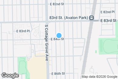 Map image of the property - 851 E 84th St
