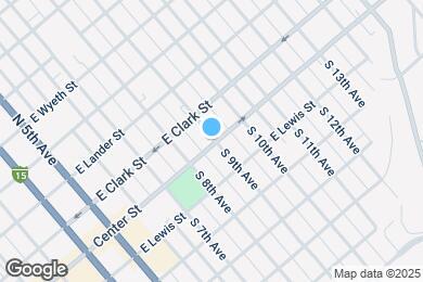 Map image of the property - 956 E Center St
