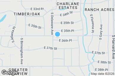 Map image of the property - 2813 E 36th Pl