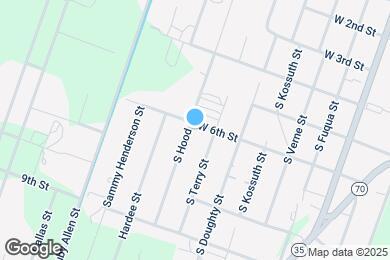 Map image of the property - 623 W 6th St