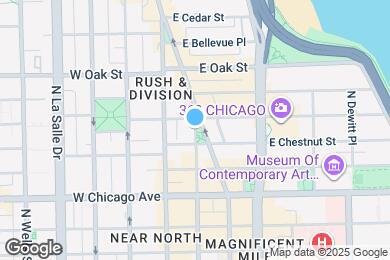 Map image of the property - 870 N Wabash Ave