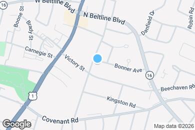 Map image of the property - 1407 Bonner Ave