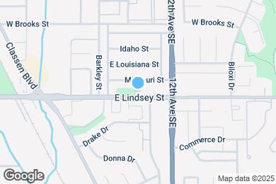 Map image of the property - 1101 E Lindsey St