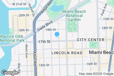 Map image of the property - 1722 Jefferson Ave