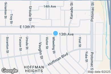 Map image of the property - 1280 Wheeling St
