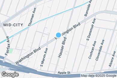 Map image of the property - 5438 W Washington Blvd