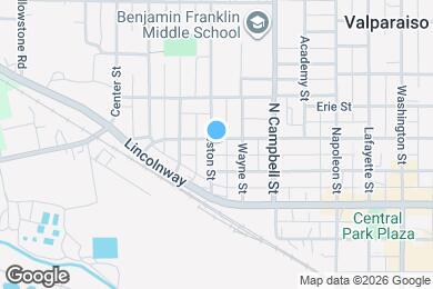 Map image of the property - 557 W Chicago St