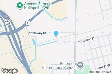 Map image of the property - Mountain Man Apartments