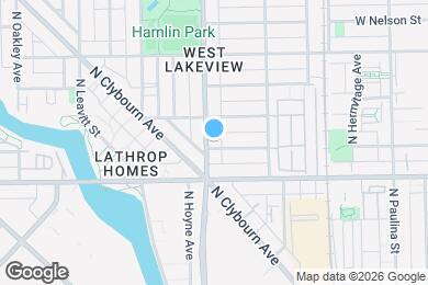 Map image of the property - 2837 N Damen Ave