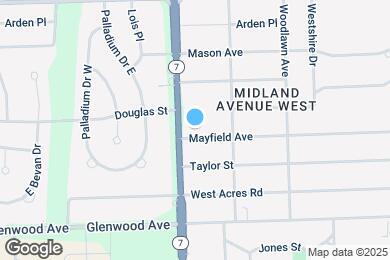 Map image of the property - 1717 Mayfield Ave