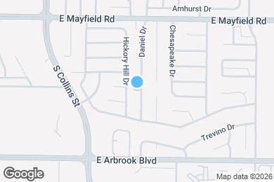 Map image of the property - 3510 Daniel Dr