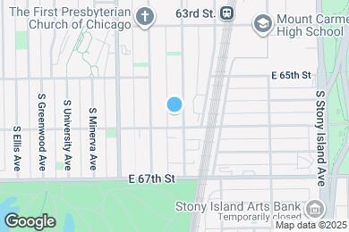 Map image of the property - 6546 S Kenwood Ave