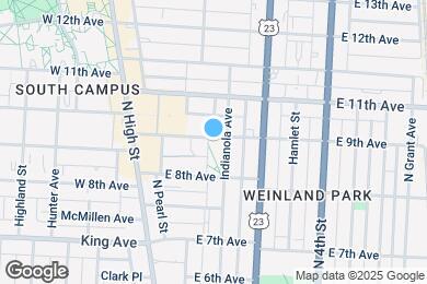 Map image of the property - 113 E 9th Ave