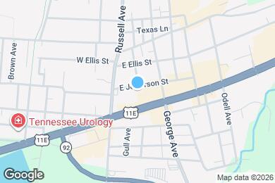 Map image of the property - 719 E Jefferson St